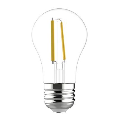 Image showing  60 Watt Equivalent 500-Lumen A15 Clear LED Ceiling Fan Light Bulbs, Soft White, 2,700K, 2-Pack, 23444