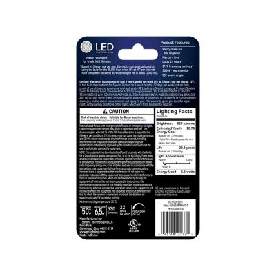 Image showing  50 Watt Equivalent 530-Lumen MR16 LED Floodlight Bulb, Warm White, 3,000K, GU5.3 Base