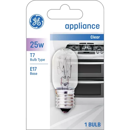 GE Incandescent Appliance Light Bulb 25W 195 Lumens Incandescent Bulbs