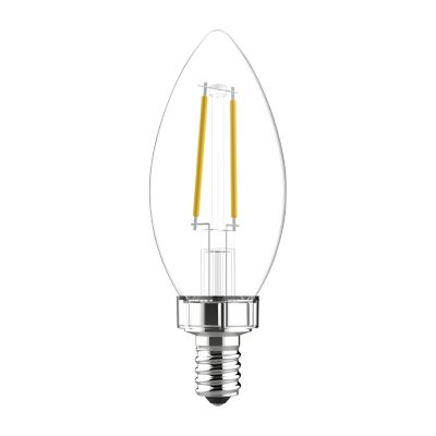 Image showing  40 Watt Equivalent 320-Lumen LED Decorative Light Bulbs, 2,700K, Small Base, 2-Pack