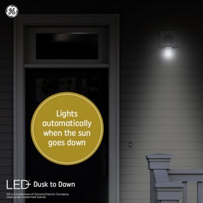 Image showing  9 Watt Equivalent 800-Lumen LED+ Dusk to Dawn LED Light Bulbs, Soft White, 2,700K, Automatic Light Sensor