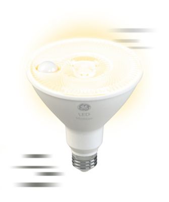 Image showing  14 Watt Equivalent 1,150-Lumen LED+ Motion Outdoor Floodlight Bulb, Warm White, 3,000K