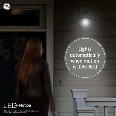 Image showing  14 Watt Equivalent 1,150-Lumen LED+ Motion Outdoor Floodlight Bulb, Warm White, 3,000K