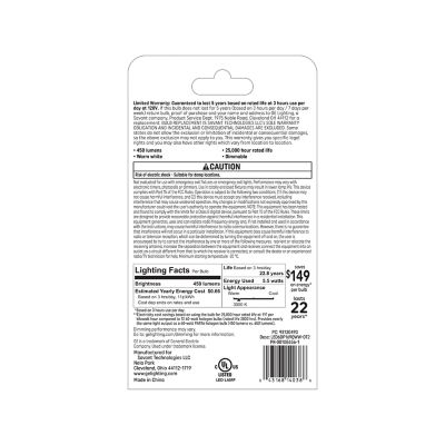 Image showing  60 Watt Equivalent 450-Lumen Specialty PAR16 LED Light Bulbs, Warm White, 3,000K, 2-Pack