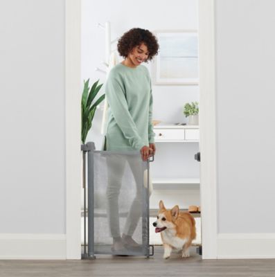 Image showing  Fabric Retractable Pet Gate