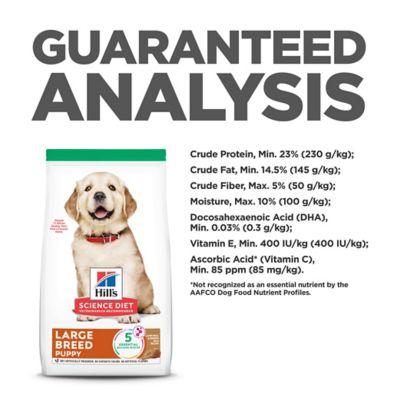 Image showing 7 th Hill's Science Diet Large Breed Puppy Lamb Meal and Brown Rice Recipe Dry Dog Food, 30 lb. Bag