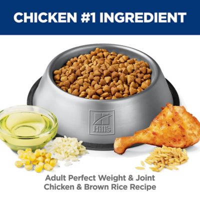 Image showing 5 th Hill's Science Diet Adult Perfect Weight and Joint Support Chicken Recipe Dry Dog Food
