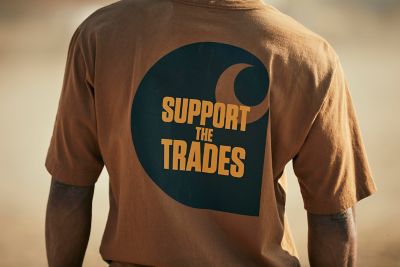 Image showing  Men's Loose Fit Heavyweight Skills Graphic Short-Sleeve T-Shirt