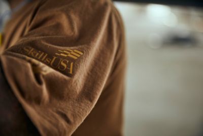 Image showing  Men's Loose Fit Heavyweight Skills Graphic Short-Sleeve T-Shirt