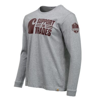 Image showing  Men's Loose Fit Heavyweight Skills Graphic Long-Sleeve T-Shirt, 106093-HGY