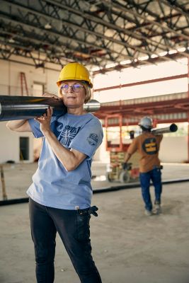 Image showing 1 th Carhartt Women's Loose Fit Heavyweight Skills Graphic Short-Sleeve T-Shirt