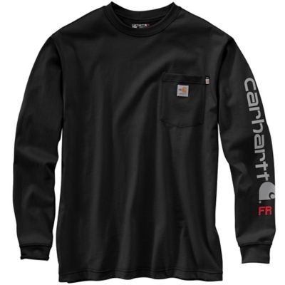 Image showing  Men's Flame-Resistant Force Original Fit Graphic Long-Sleeve T-Shirt