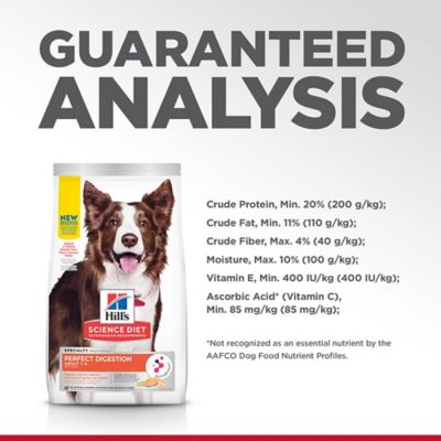 Image showing 7 th Hill's Science Diet Adult Perfect Digestion Salmon, Whole Oats and Brown Rice Recipe Dry Dog Food, 22 lb. Bag