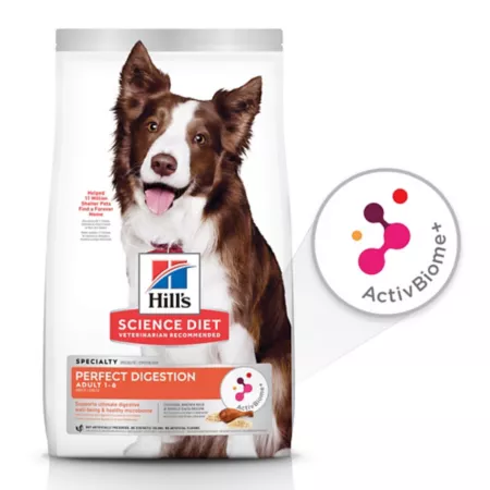 Hill's Science Diet Adult Perfect Digestion Recipe with Chicken Brown Rice and Whole Oats Dry Dog Food