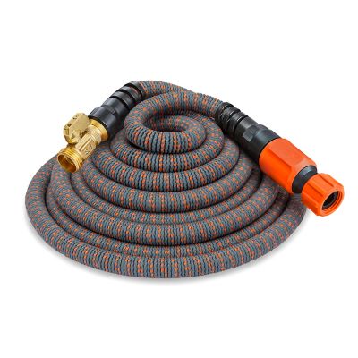 HydroTech 5/8 in. x 75 ft. Expandable Burstproof Garden Hose, Orange