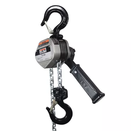 Lightweight Aluminum Lever Hoist JET JLA Series 3/4 Ton 15 Feet Chain Hoists