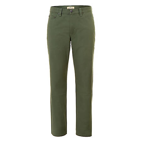 Blue Mountain Relaxed Fit Mid-Rise 5-Pocket Canvas Pants