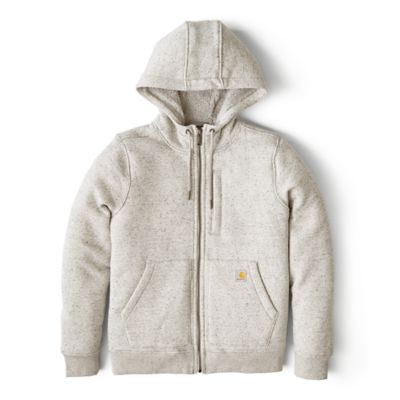 Carhartt Women's Relaxed Fit Midweight Sherpa-Lined Full-Zip Hoodie