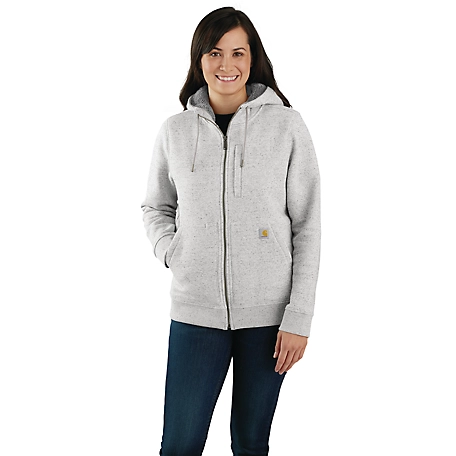 Carhartt Women's Relaxed Fit Midweight Sherpa-Lined Full-Zip Sweatshirt,  106026