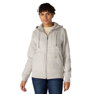 Image showing  Women's Relaxed Fit Midweight Sherpa-Lined Full-Zip Hoodie