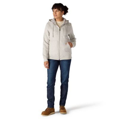 Image showing 4 th Carhartt Women's Relaxed Fit Midweight Sherpa-Lined Full-Zip Hoodie