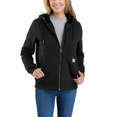 Carhartt Women's Relaxed Fit Midweight Sherpa-Lined Full-Zip Hoodie