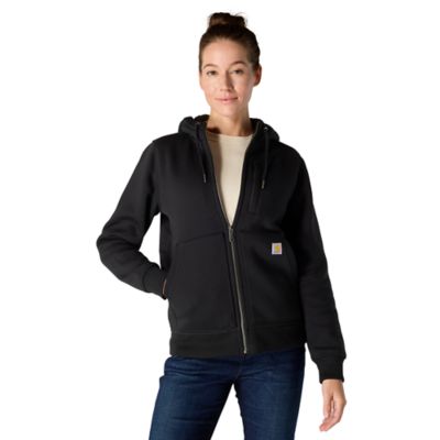 Image showing  Women's Relaxed Fit Midweight Sherpa-Lined Full-Zip Hoodie