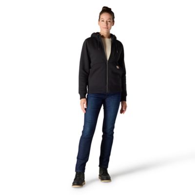 Image showing  Women's Relaxed Fit Midweight Sherpa-Lined Full-Zip Hoodie