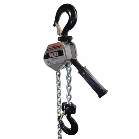 JLA Series Lightweight Aluminum Lever Hoist 1 1/2 Ton Capacity JET Chain Hoists