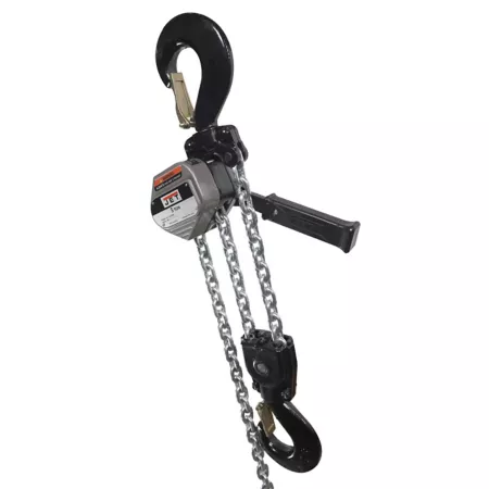 Lightweight Aluminum Shipyard Lever Hoist and Hooks JET JLA Series 1-1/2 Ton JT9-375710 Chain Hoists