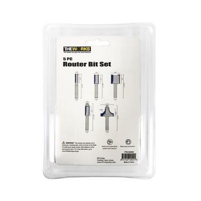 Image showing  Carbide Tipped Router Bit Set, PTA180905