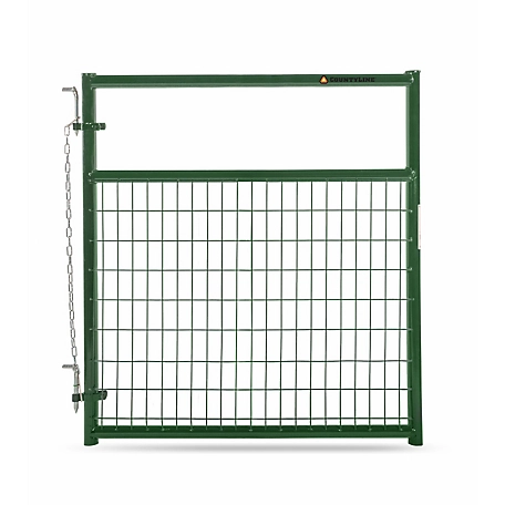 Tarter Countyline 4 ft. Square Corner Wire-Filled Gate, Green