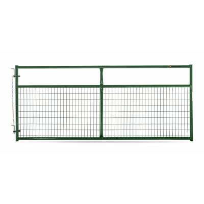 Tarter 10 ft. x 50 in. Countyline Square Corner Wire Filled Gate, Green