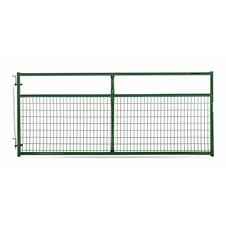 Tarter Countyline 10 ft. Square Corner Wire-Filled Gate, Green