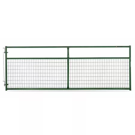 Tarter Countyline Square Corner Wire Filled Gate 12 ft x 50 in Green Farm Gates