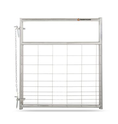 Tarter Countyline 4 ft. Square Corner Wire Filled Gate Galvanized, WGSC4CL