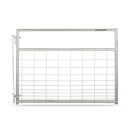 Tarter Countyline 6 ft. Square Corner Wire Filled Gate Galvanized, WGSC6CL
