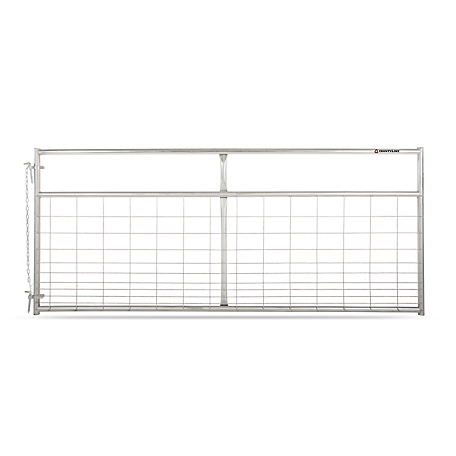 Tarter Countyline 10 ft. Square Corner Wire Filled Gate Galvanized, WGSC10CL