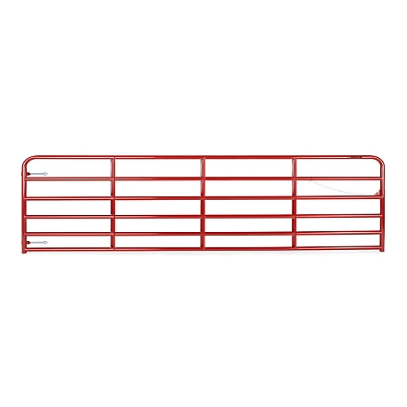 Tarter 16 ft. Heavy Duty Gate Red, Collared Hinge, 2RGCH16CL