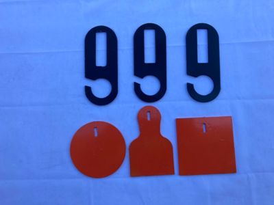 Wetfoots AG Rimfire 3 Target 1 x 3 U-Hang It Set, RFHANGERS3