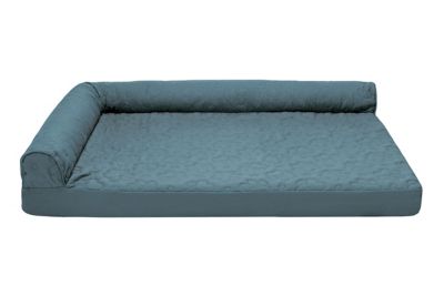 FurHaven Paw-Quilted Full Support Orthopedic Deluxe L-Chaise Dog Bed