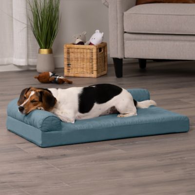 Image showing 1 th FurHaven Paw-Quilted Full Support Orthopedic Deluxe L-Chaise Dog Bed