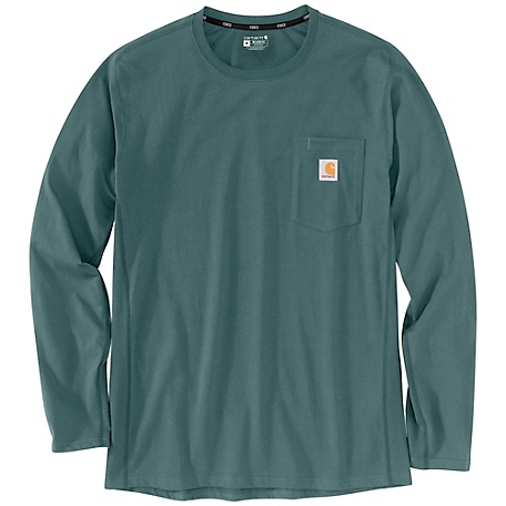 Carhartt Men's Force Relaxed Fit Midweight Long-Sleeve Pocket T-Shirt,  104617 at Tractor Supply Co.