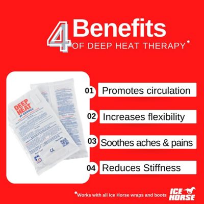 Image showing  Deep Heat Replacement Heat Inserts, 6 in. x 10 in., 12-Pack