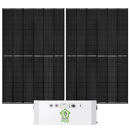 Nature's Generator Powerhouse Solar Power 100Ah Battery Expansion Pod with (2) 410W Panels, NGPHPA
