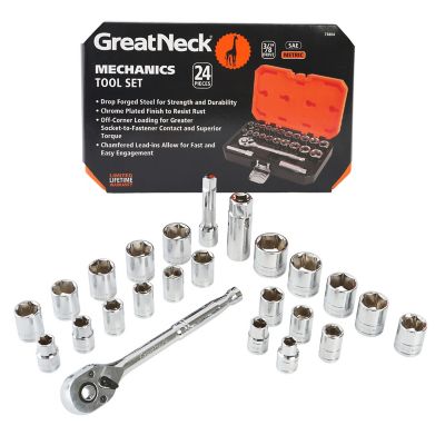 GreatNeck Mechanics Tool Set, 24 pcs.