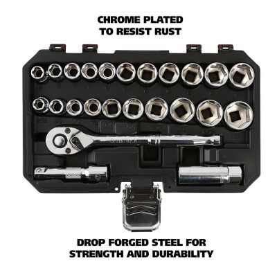 Image showing 6 th GreatNeck Mechanics Tool Set, 24 pcs.
