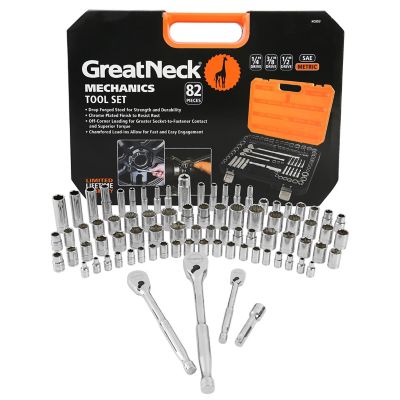 GreatNeck Multi-Drive Mechanic's Tool Set, 82 pcs.