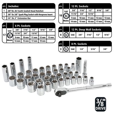 Image showing  Multi-Drive Mechanic's Tool Set, 82 pcs.