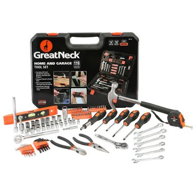 GreatNeck Home and Garage Tool Set, 119 pcs.